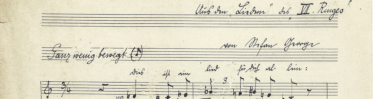 Anton von Webern, Lieder op. 3 (1908/09)